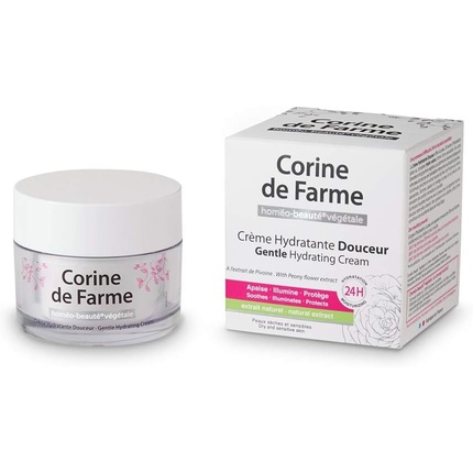 Крем для лица Corine De Farme — Нежный увлажняющий с пионом, 50 мл — фото 2