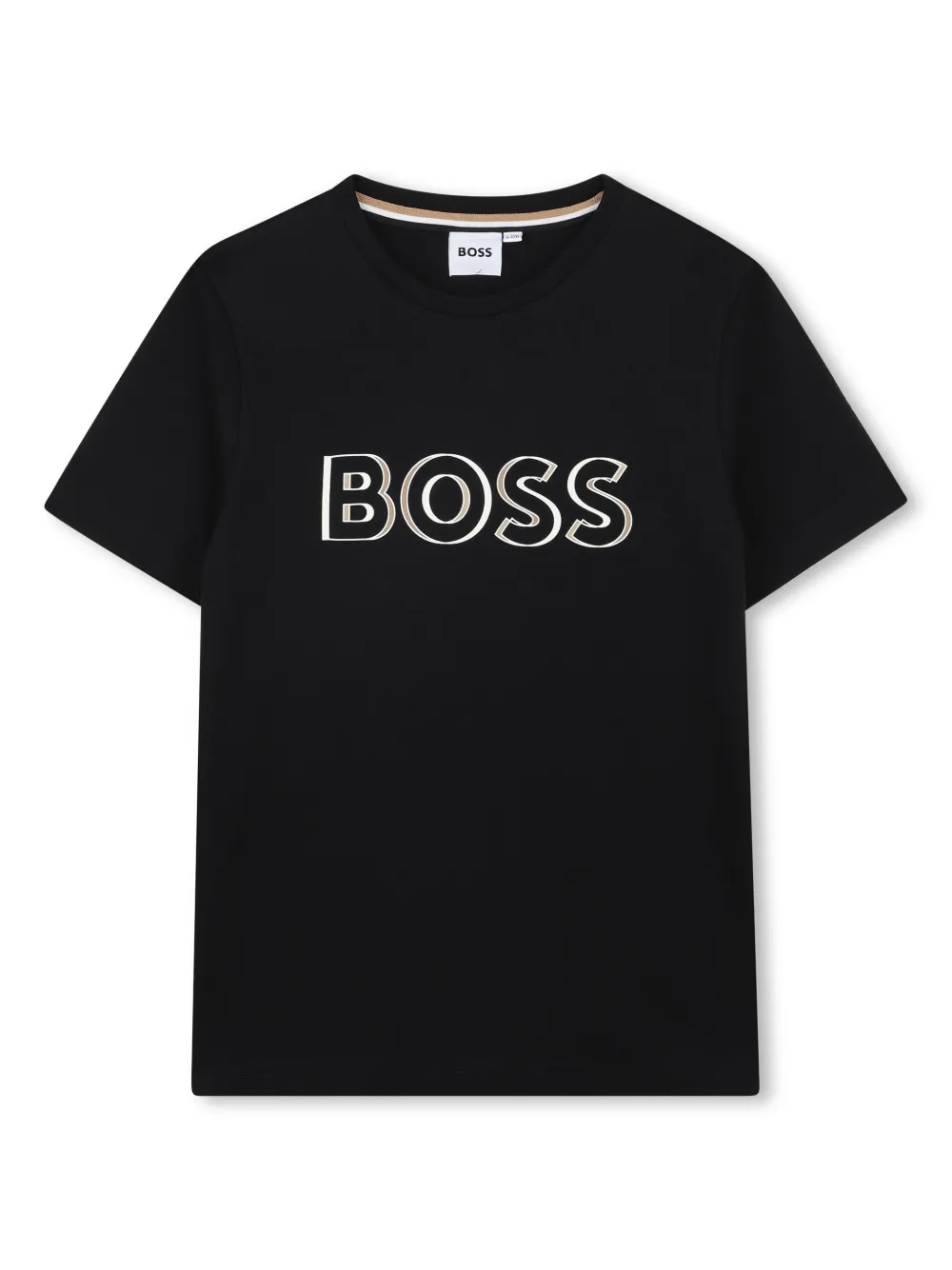 

Футболка с короткими рукавами BOSS Kidswear, черный