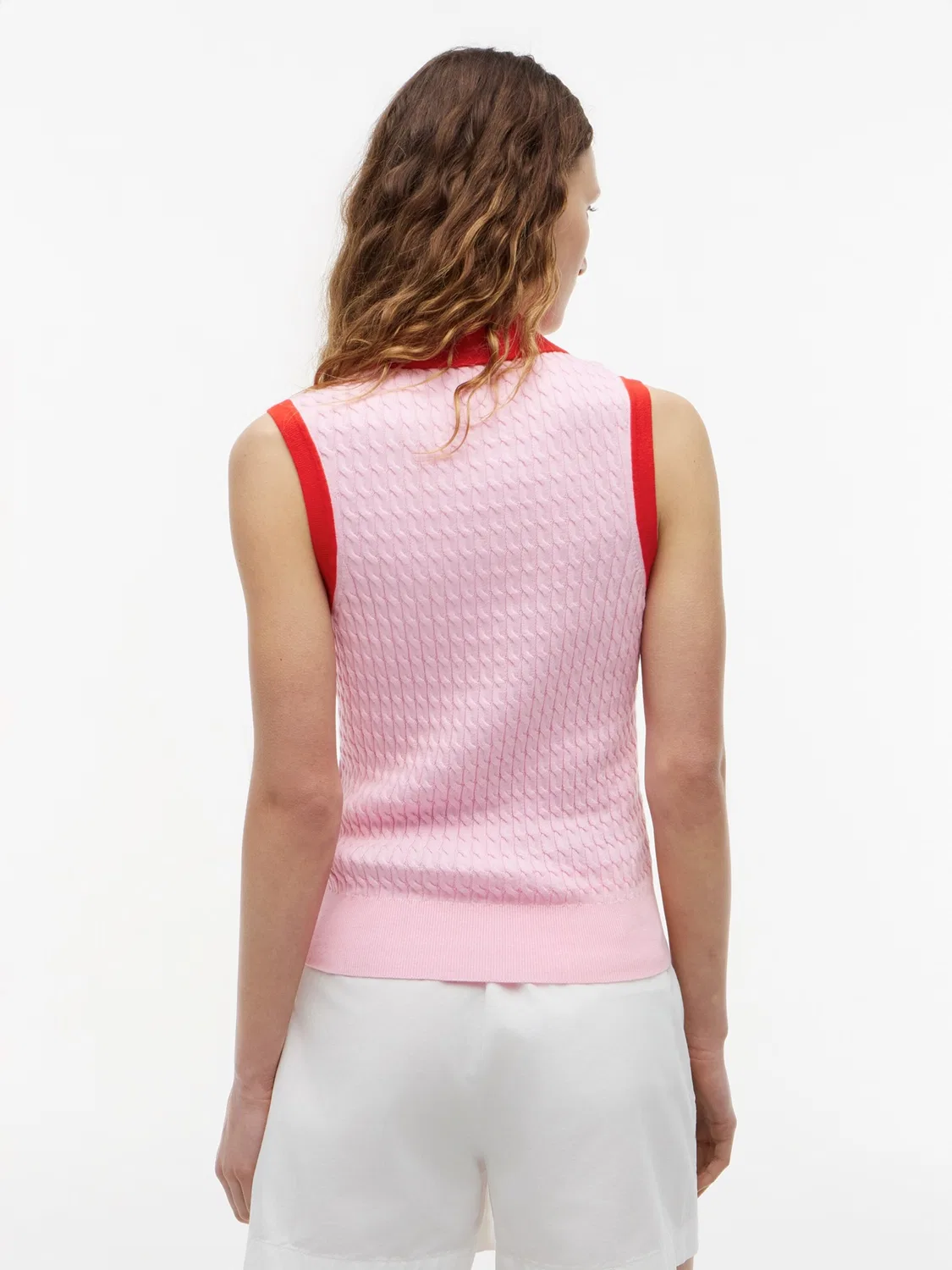 Вязаный топ Tommy Hilfiger, Rose — фото 3