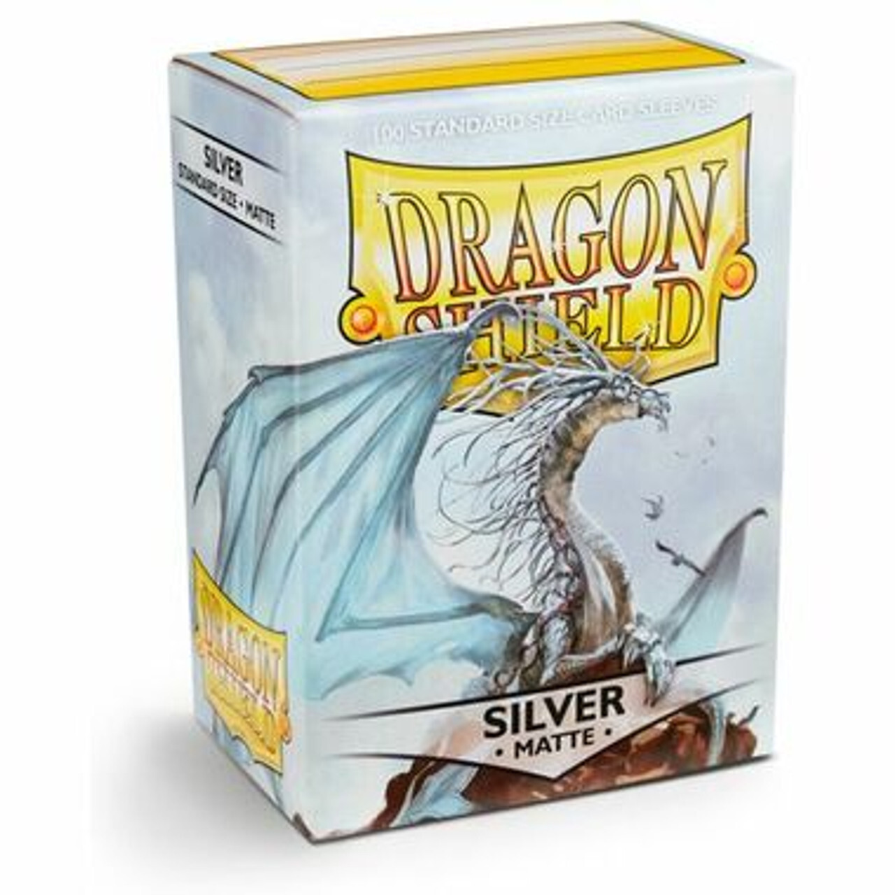 

Аксессуары Dragon Shield Matte Silver Standard Size Card Sleeves (100ct)