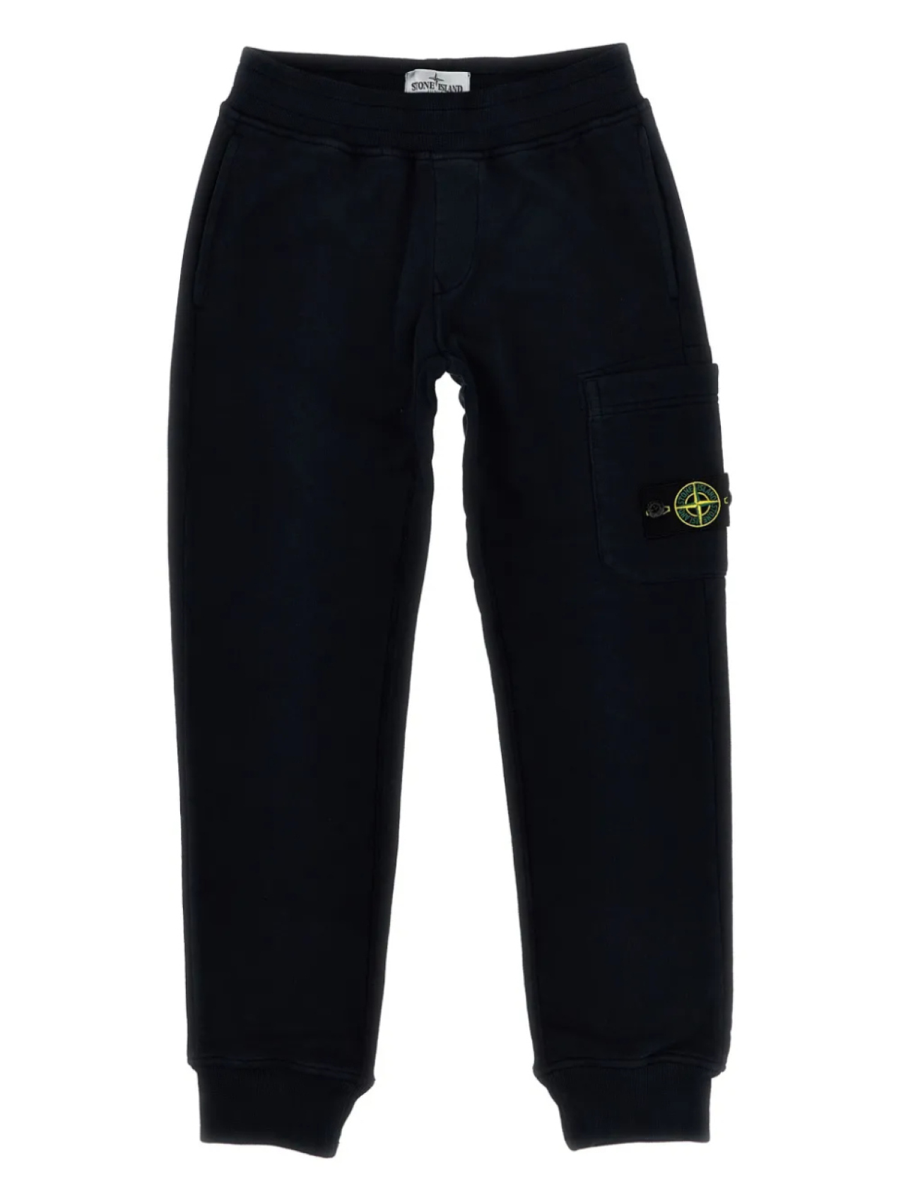 

Stone Island Junior джогеры с нашивкой-логотипом, синий