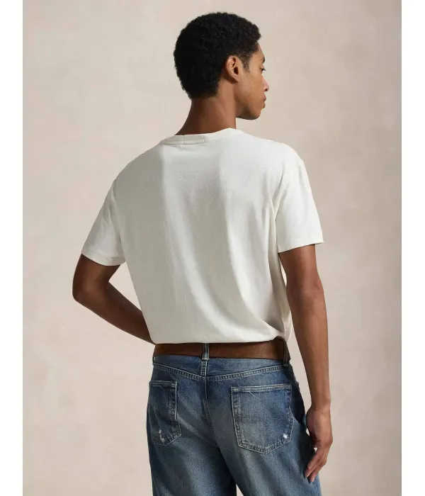 Футболка classic fit Polo Ralph Lauren, белый — фото 3