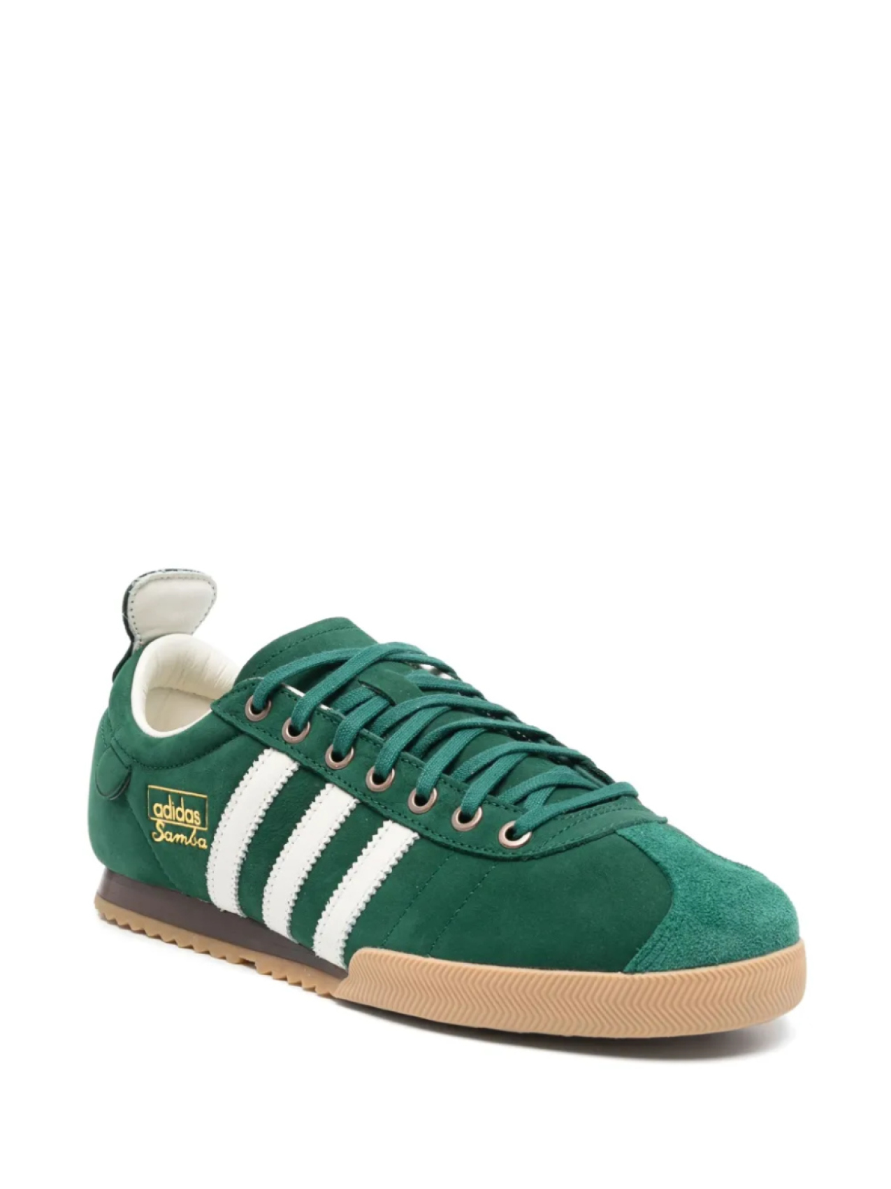 Кроссовки Adidas Samba 62, зеленый — фото 2