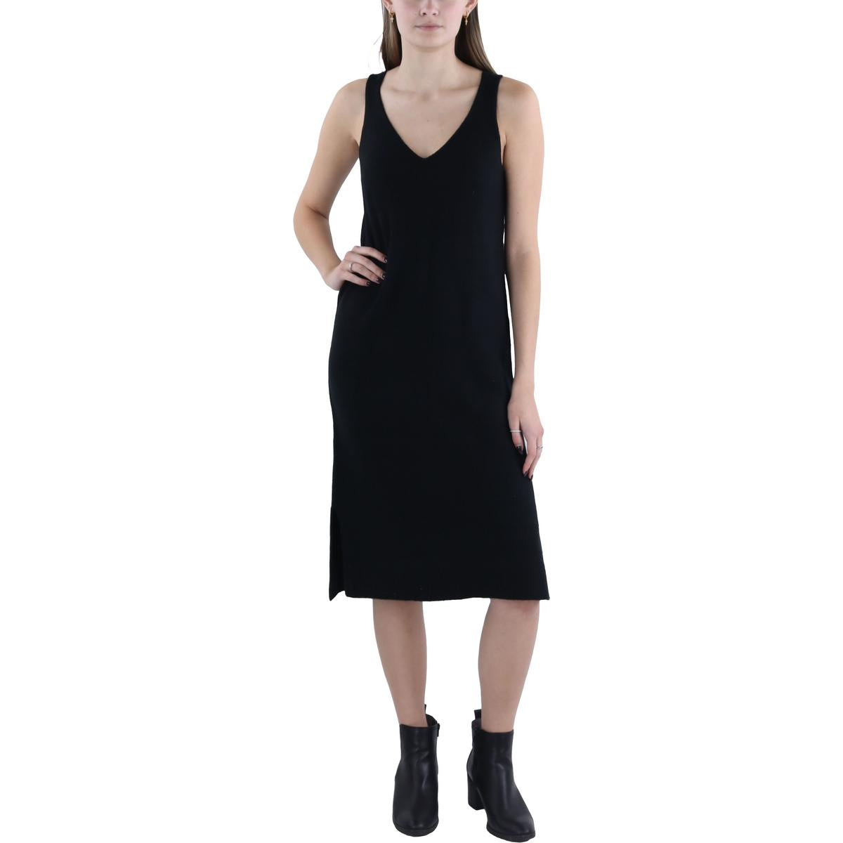 

Женское платье-свитер без рукавов длиной до колена Vince Camuto, цвет rich black