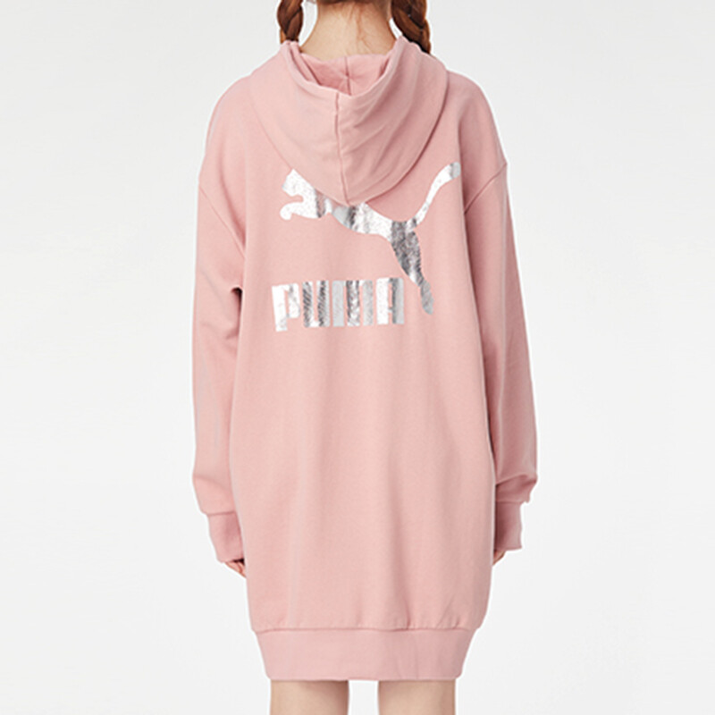 

Платье с длинными рукавами женское розовое Puma