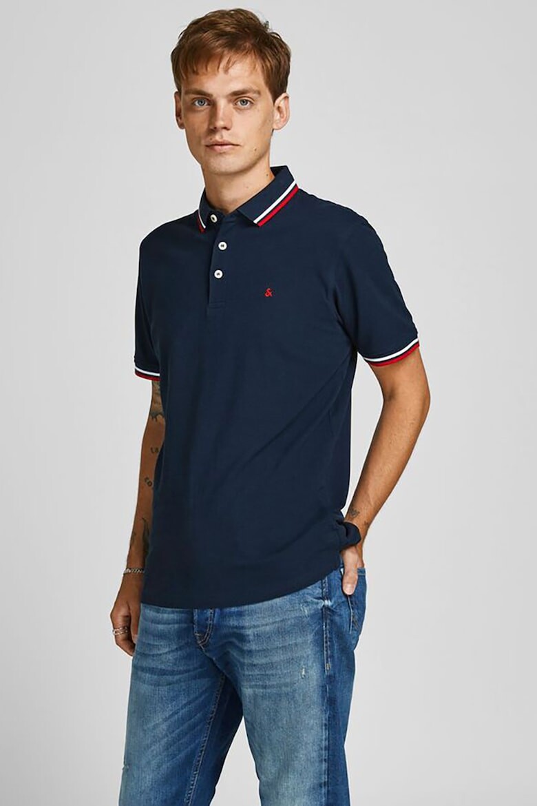 

Футболка Paulos с приталенным воротником Jack & Jones, красный