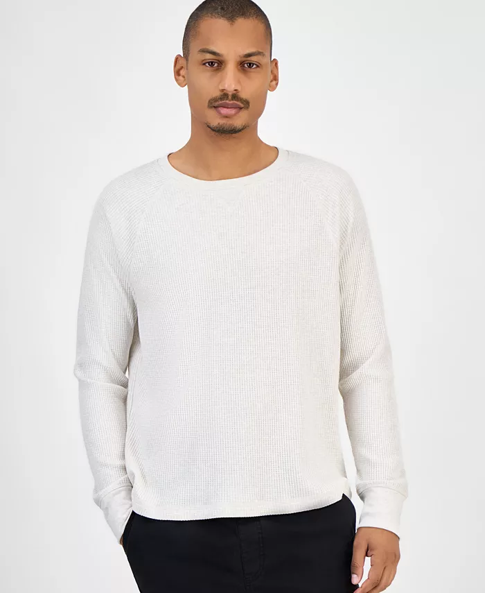 

Мужская термофутболка с вафельной вязкой Sun + Stone, серый