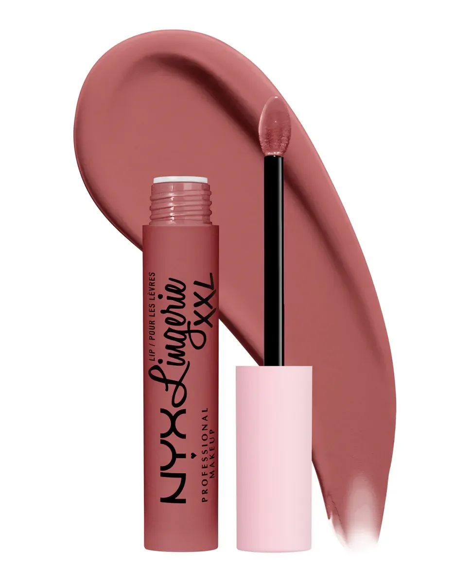 Жидкая губная помада Lip Lingerie XXL Nyx Professional Makeup, Stripd Down — фото 4