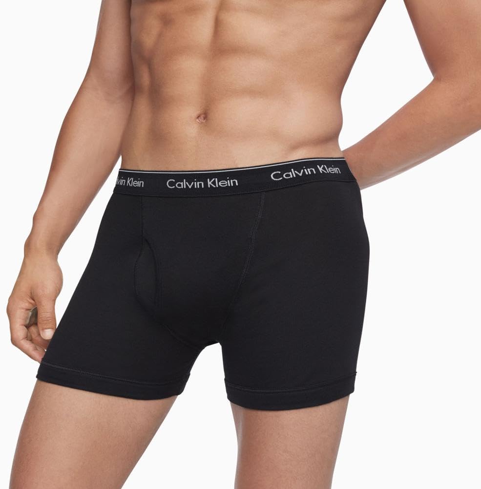 Комплект из 3 мужских боксеров Calvin Klein Cotton Classics, 3 Black — фото 4