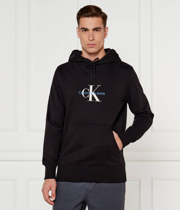 

Потертый свитер Regular fit Calvin Klein Jeans, черный