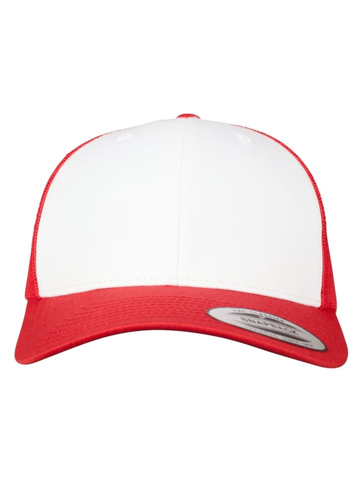 

Бейсболка Flexfit Trucker, цвет red/wht/red