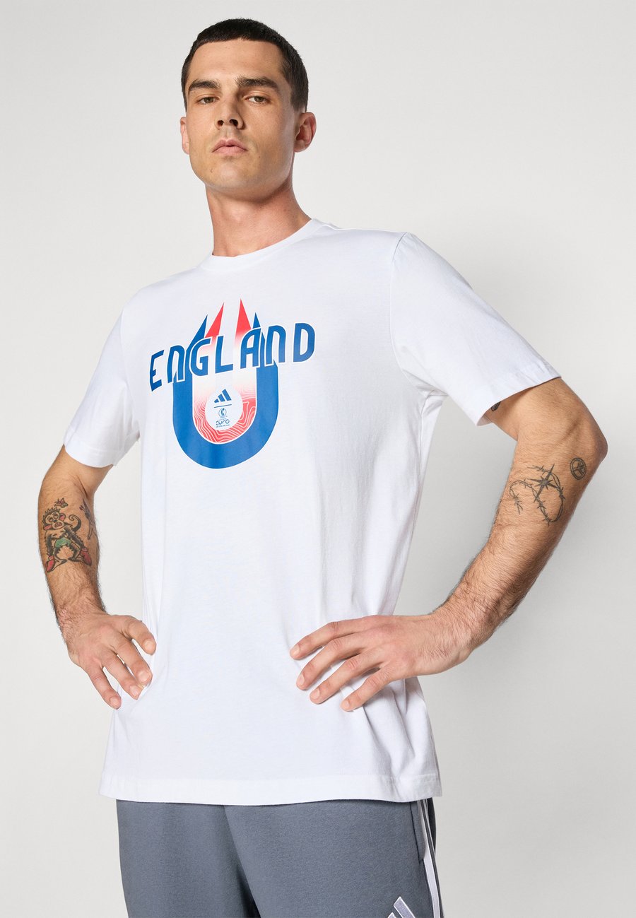 Футболка Adidas Performance WOMEN EURO 25 ENGLAND T-SHIRT, White — фото 4