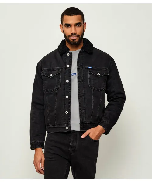 

Джинсовая куртка Dex/1 Regular fit Hugo Blue, серый