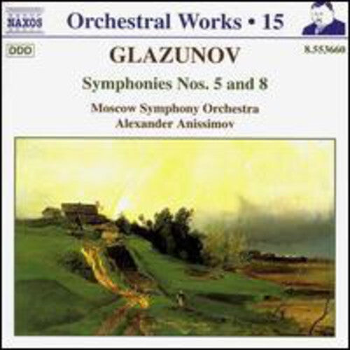 

CD диск Glazunov / Moscow Sym Orch / Anissimov: Symphonies 5 & 8