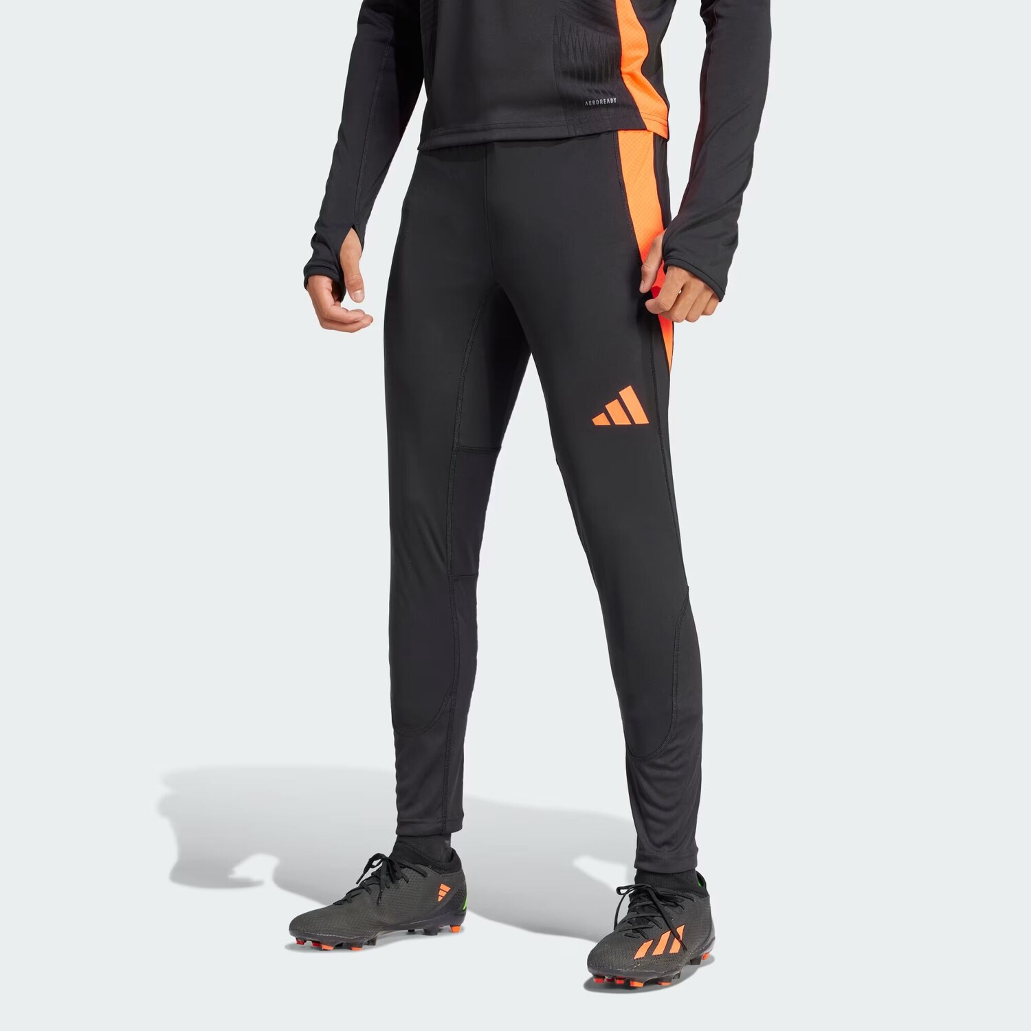 

Тренировочные брюки Tiro 24 Pro Adidas, цвет Black/App Solar Red