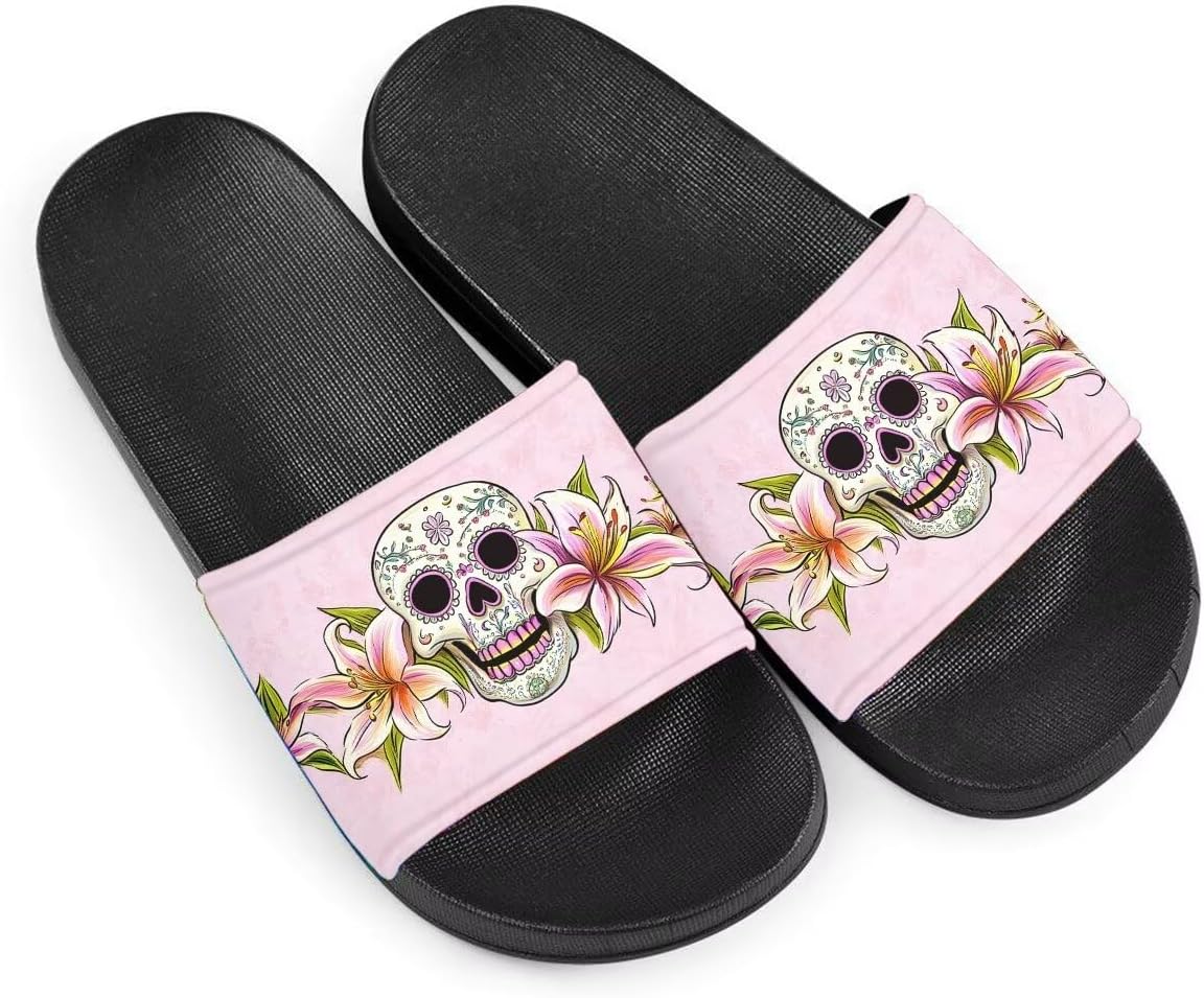 

Тапочки Howilath с оригинальным узором для женщин и мужчин, нескользящие шлепанцы с одной лямкой, открытый носок, мягкая подошва, плоские сандалии, розовый