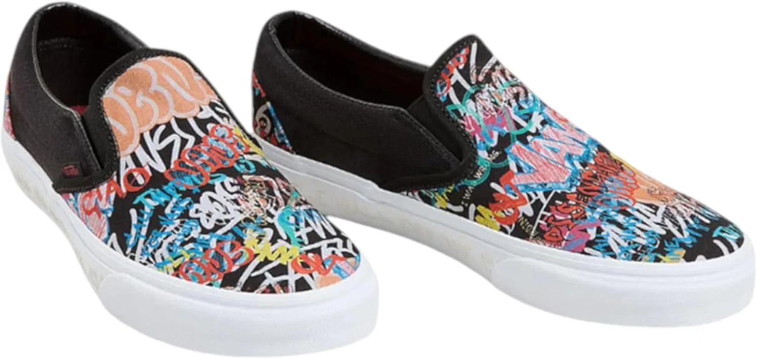 Vans - Классические кожаные слипоны для мужчин и женщин, Black — фото 2