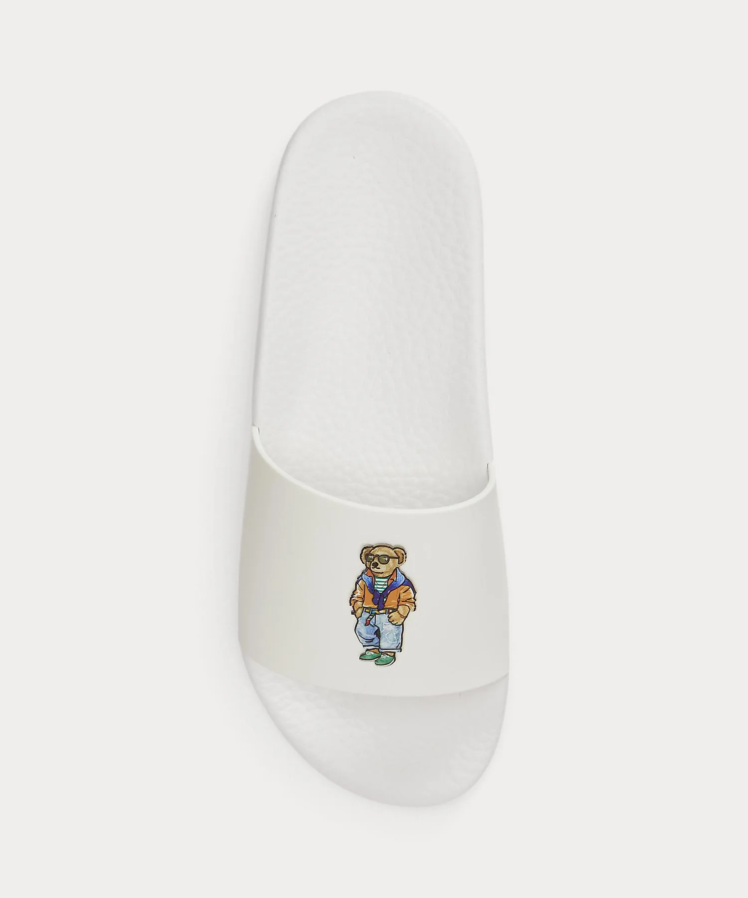 Мужские сандалии POLO RALPH LAUREN с эмблемой Polo Bear белые — фото 4