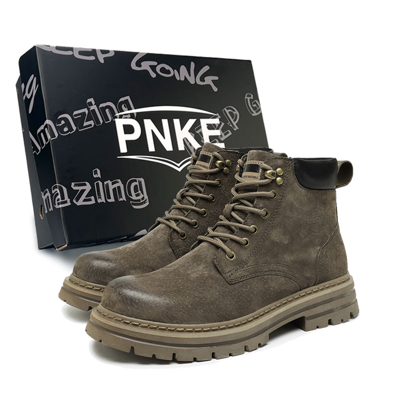 

PNKE Мужские ботинки Martin Earth Yellow/Khaki, цвет Khaki