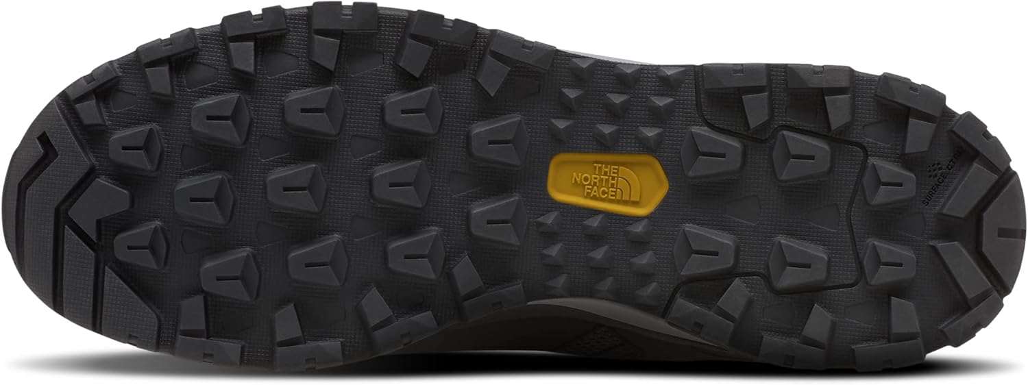 Мужские водонепроницаемые походные ботинки THE NORTH FACE Ultra 112, Кожа Ripstop, резиновая подошва с 5 мм выступами, черный/зеленый — фото 4