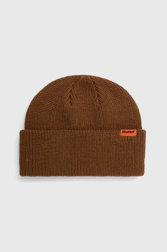 

Шапка Tall Wharfie Beanie Butter Goods, коричневый