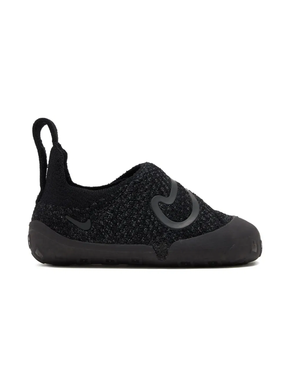 Кроссовки Swoosh 1 из фактурной вязки Nike Kids, черный — фото 2