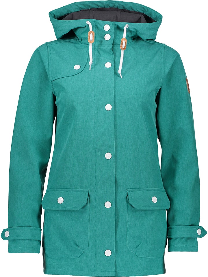 

Derbe Дождевая парка «Полуостров» бирюзового цвета