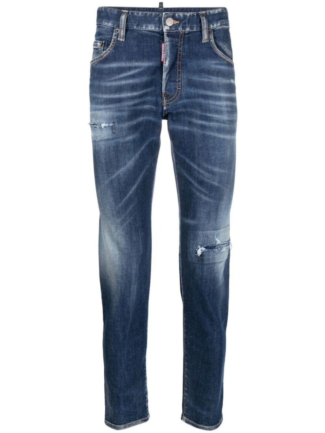 

Dsquared2 Icon distressed skinny jeans, синий