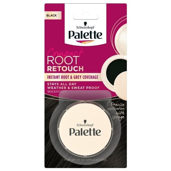 

Пудровый консилер для корней, черный, 3 г Palette, Compact Root Retouch