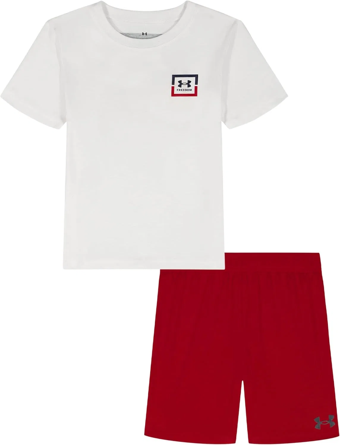 Детский комплект футболка и шорты Under Armour, Flag White
