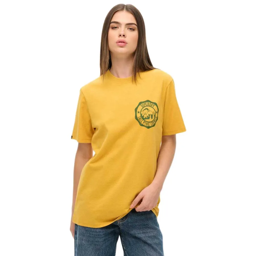 

Футболка с коротким рукавом Superdry Lo-Fi Outdoor Graphic, желтый