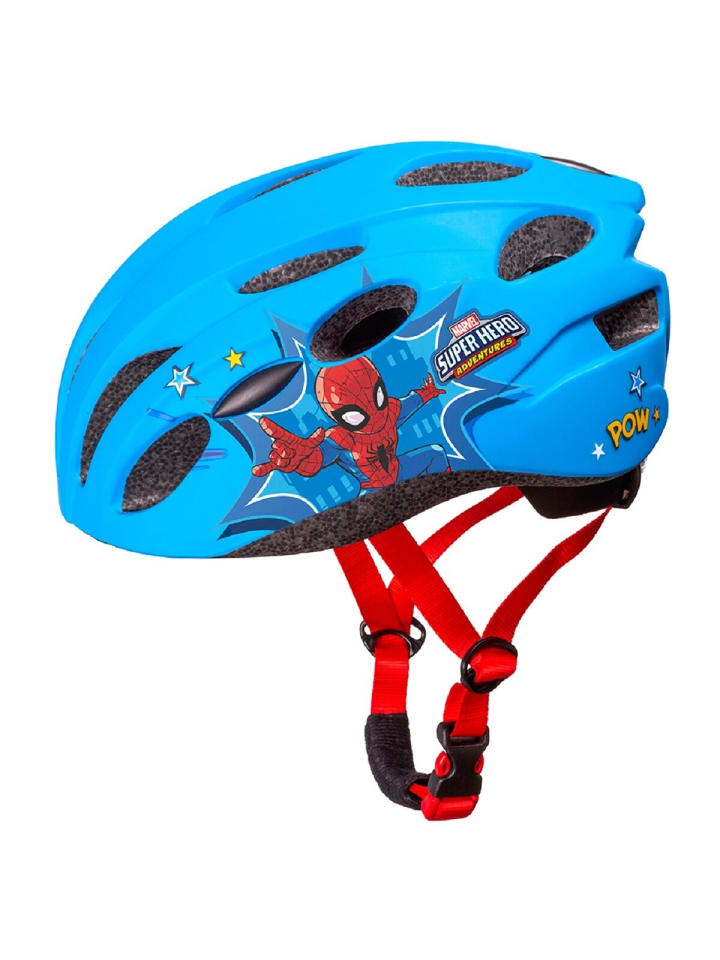 

Детский велосипедный шлем Marvel IN-MOLD, 17 вентиляционных отверстий (52-56 см), синий