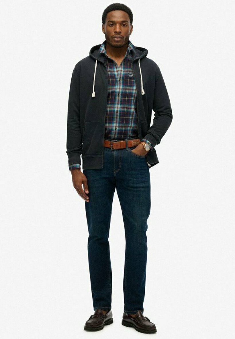 

Толстовка на молнии ESSENTIAL Superdry, темно-синий