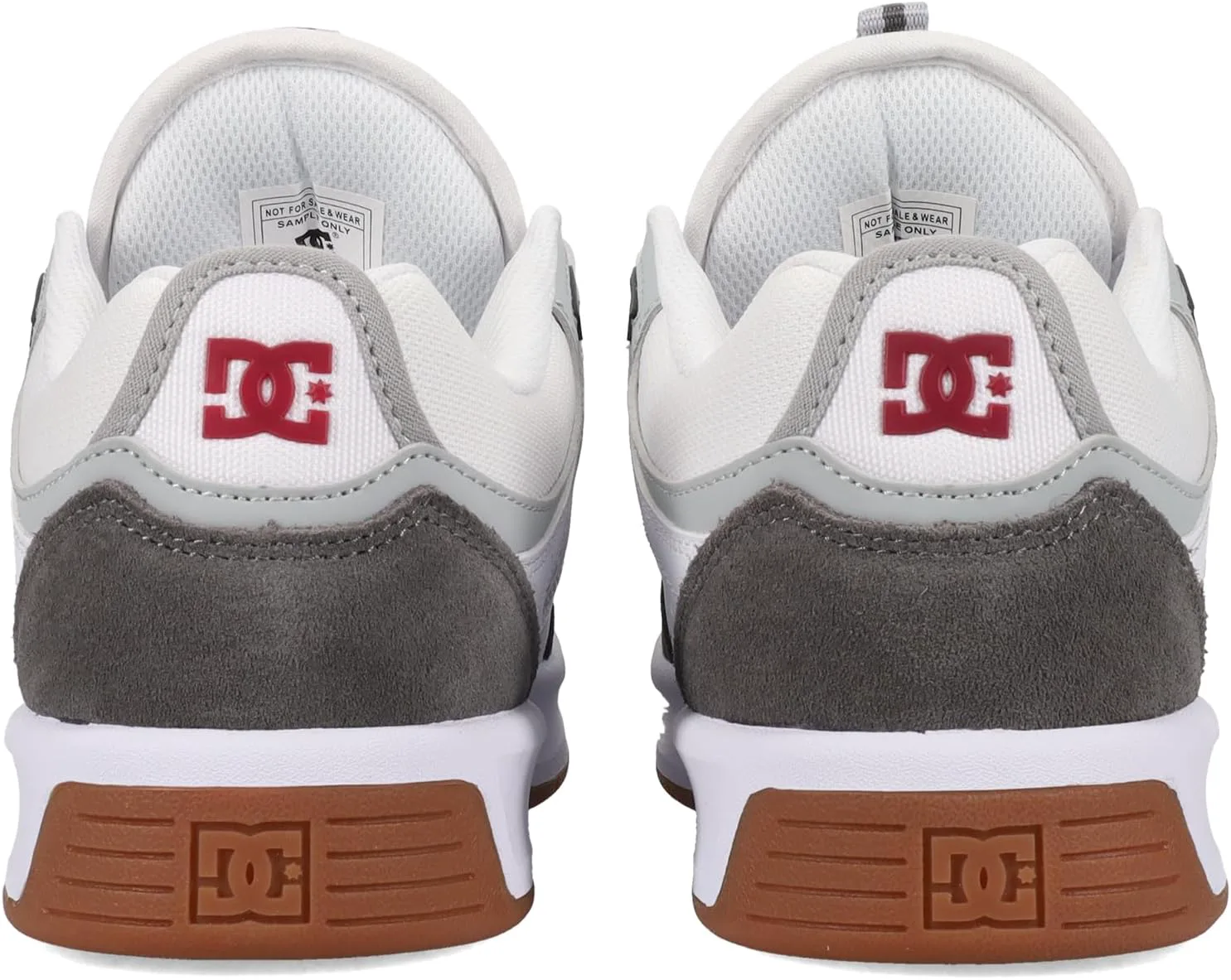 Мужские кеды DC Shoes Kalynx Zero, белый/красный/серый — фото 3