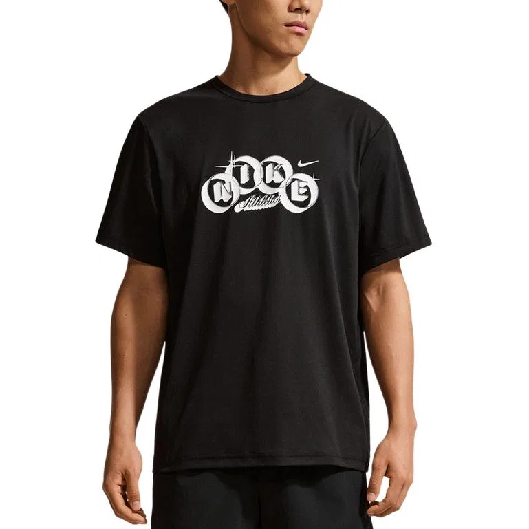 Футболка мужская HYVERSE DRI FIT Quick Dry Nike, 010 Black/White