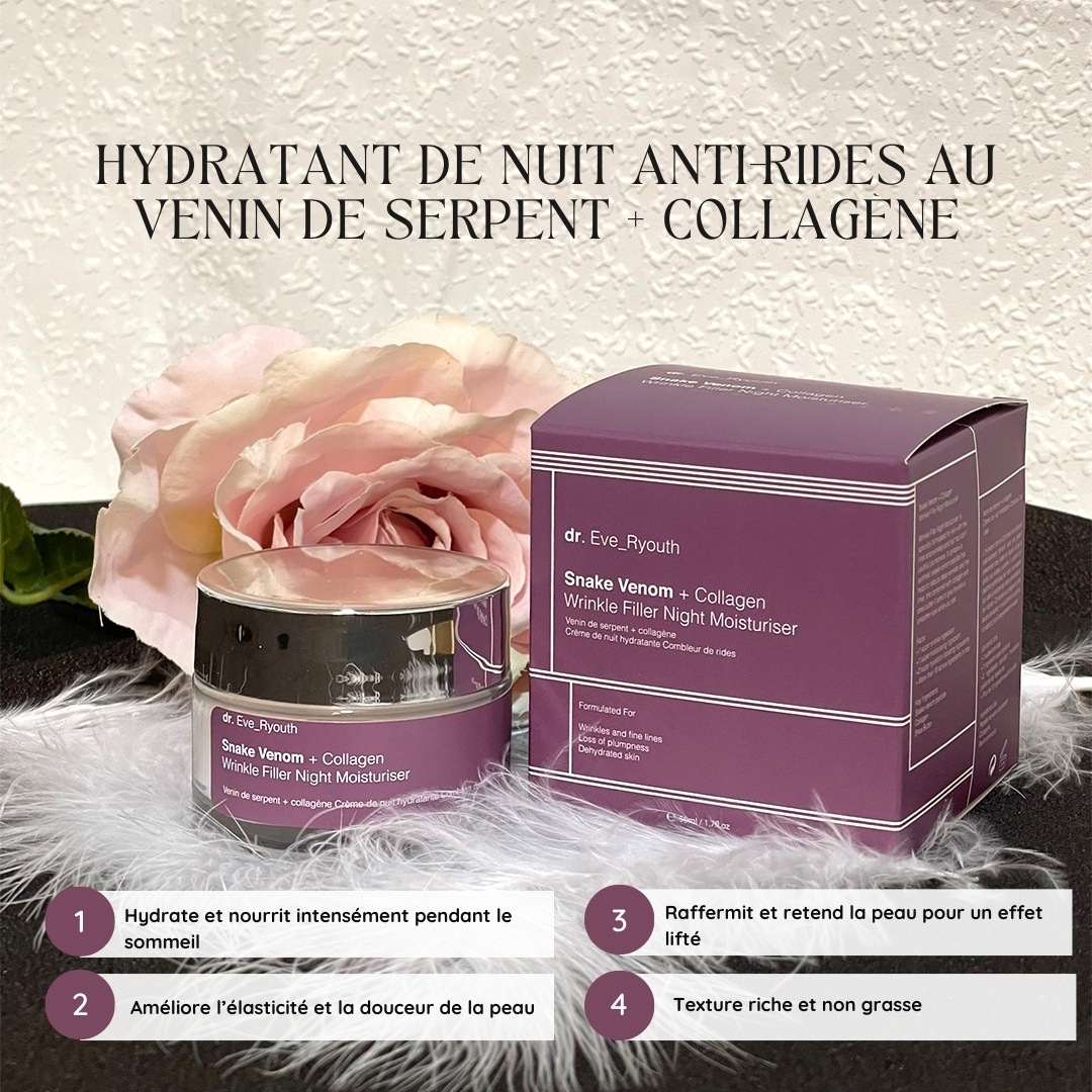Крем для лица Everyouth — Schlangengift + kollagen faltenfüller nachtcreme , количество — фото 3
