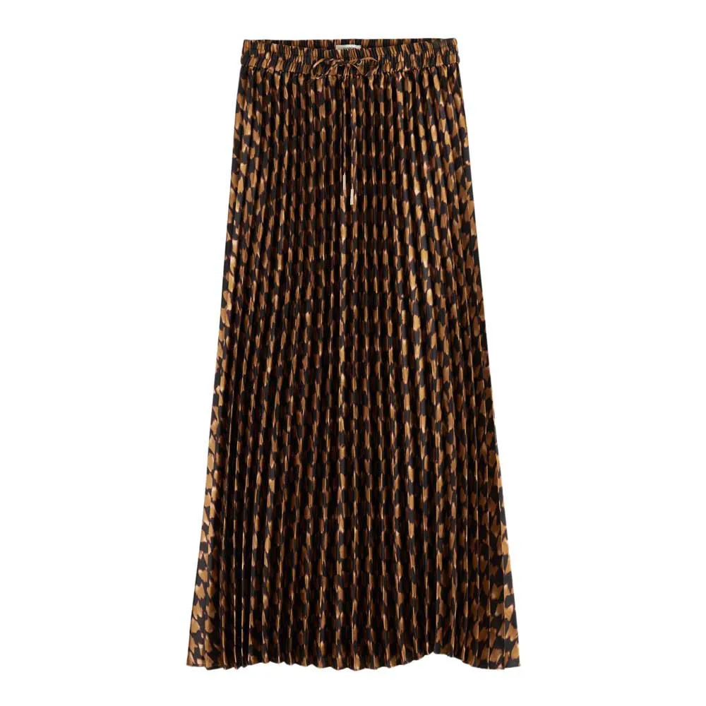 

Юбка Scotch & Soda Pleated Midi, коричневый
