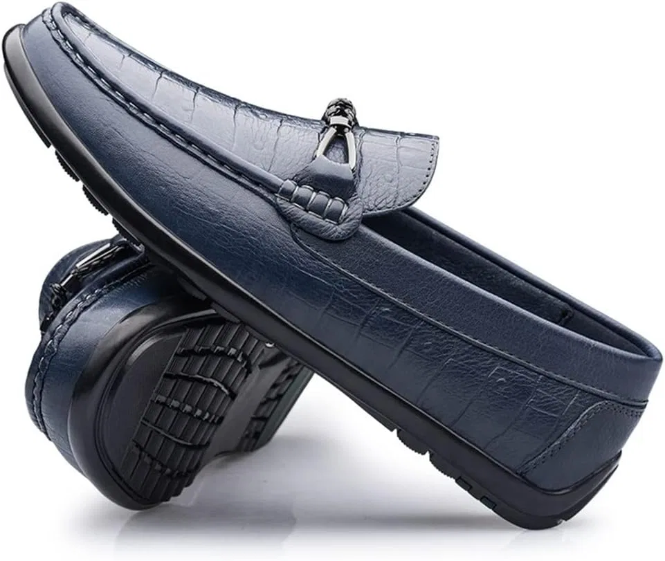Лоферы мужские JIADELI Moccasins Blue — фото 3