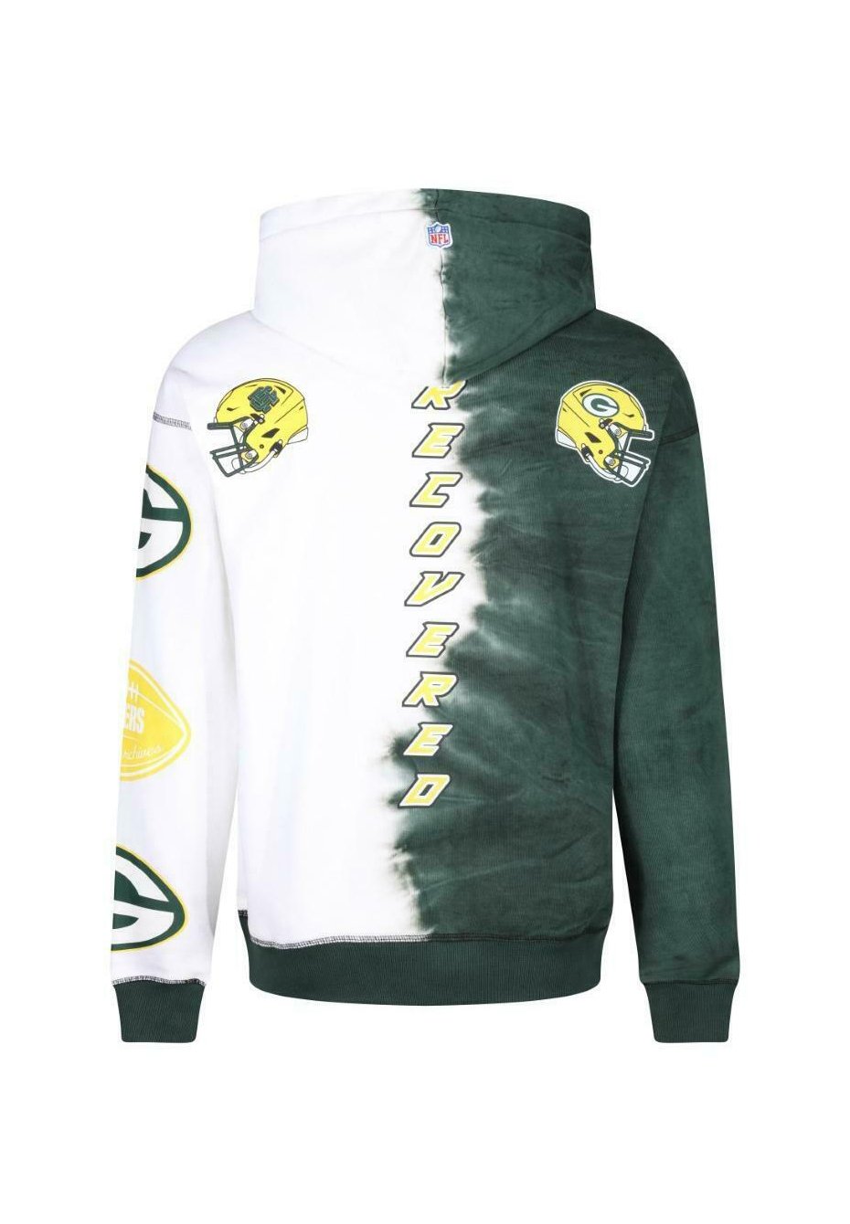 

Толстовка с капюшоном GREEN BAY PACKERS DYE EFFECT Re:Covered, зеленый
