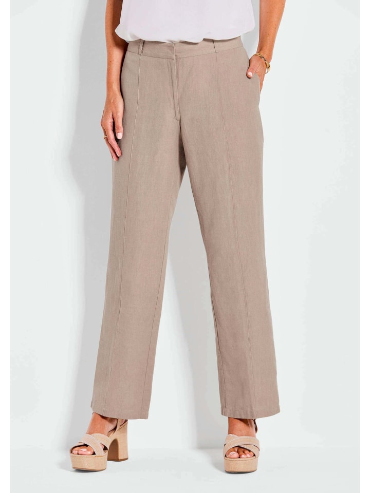 

Тканевые брюки GOLDNER, бежевый