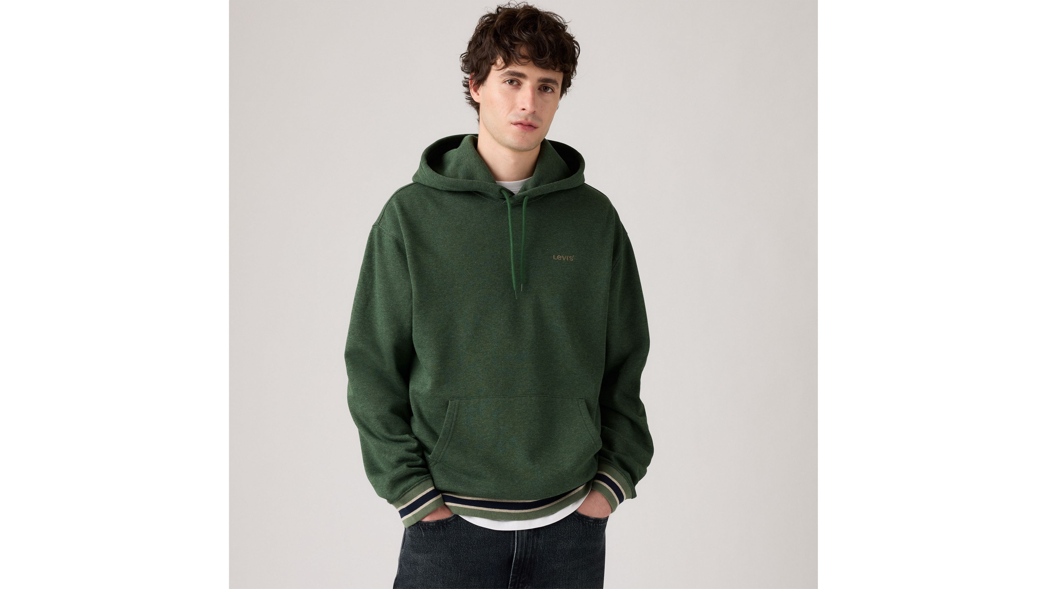 

Толстовка с капюшоном Levi's Sweats Levi's, Duffel Green Heather - Green