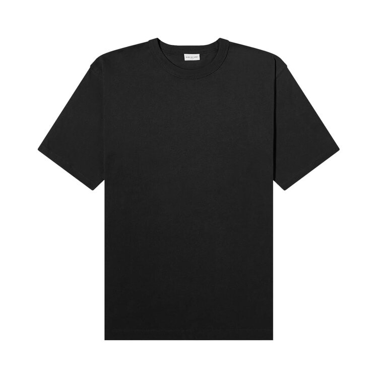 

Футболка Dries Van Noten Medium Fitted T-Shirt, черный