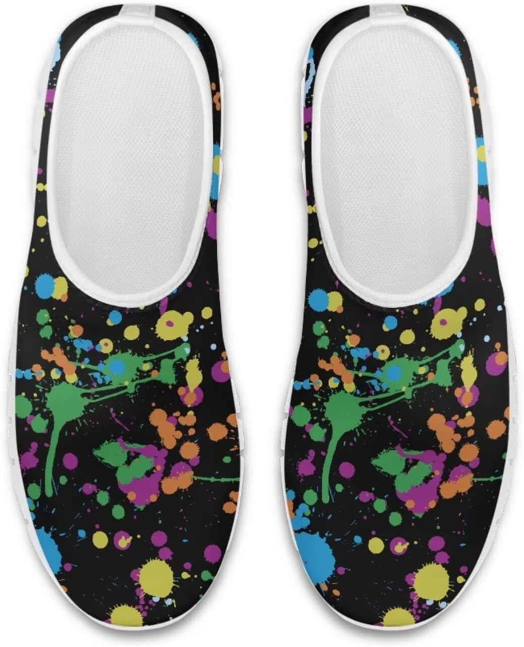 

Женские и мужские повседневные туфли с низким вырезом chaqlin, слипоны, широкие, мягкие, дышащие кроссовки для тенниса и тренировок, лоферы, Watercolor Pattern