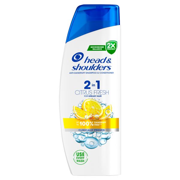 

Шампунь против перхоти с кондиционером 2в1 для волос, 330 мл Head&Shoulders Citrus fresh