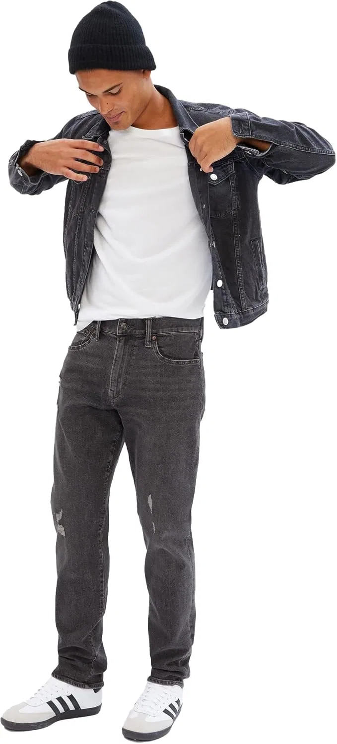 Джинсы мужские GAP, Black Destroy Wash