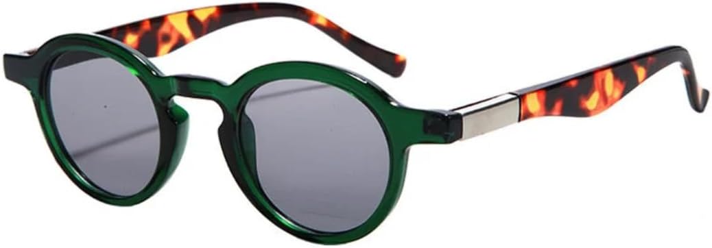 

Солнцезащитные очки с защитой UV400 | Маленькие круглые панк-очки с градиентными линзами | для женщин и мужчин, для занятий спортом на открытом воздухе и вождения DSVIGF, Green-black