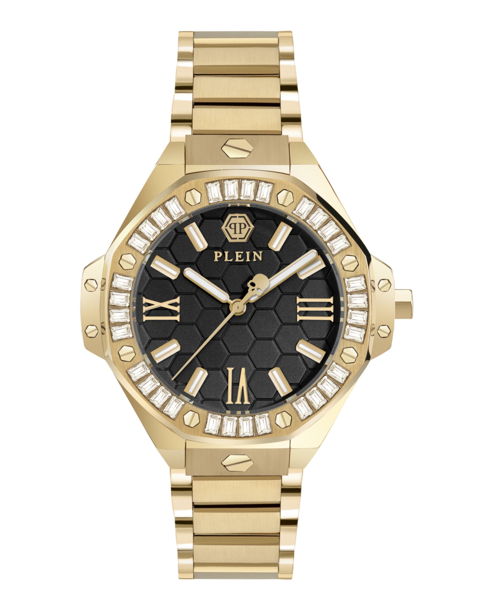 

Часы Plein Lady Royal Crystal PHILIPP PLEIN, золотой/золотой/черный