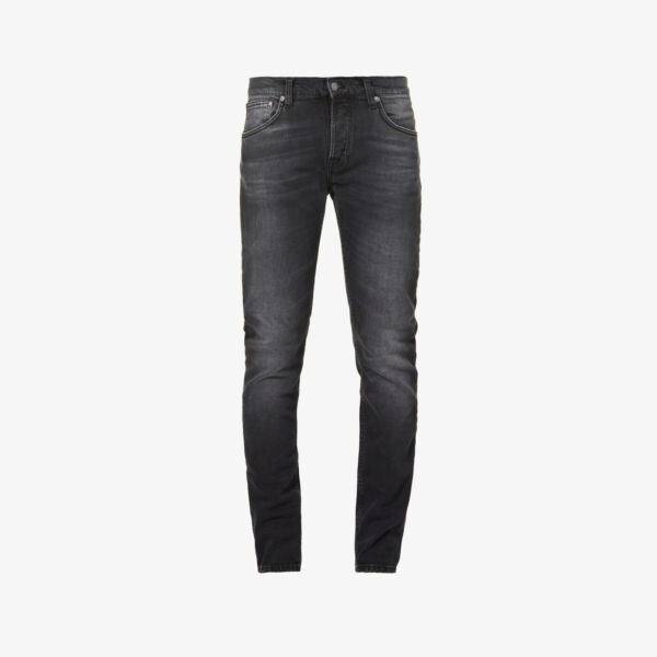 

Джинсы Grim Tim из эластичного денима со средней посадкой Nudie Jeans, цвет dark cove