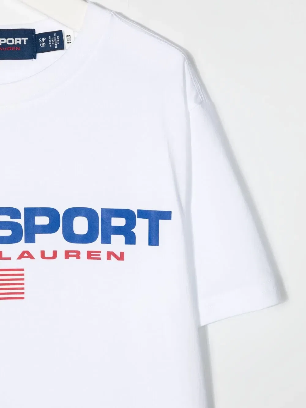 Футболка с логотипом Polo Ralph Lauren Kids, белый — фото 3