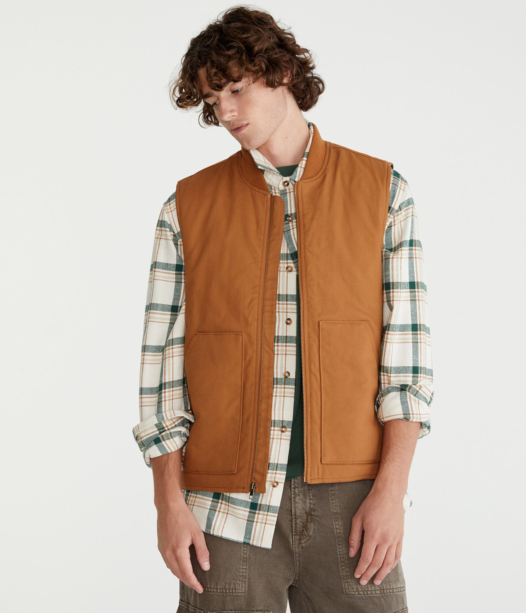 

Жилет Aeropostale Workwear, цвет tan 259